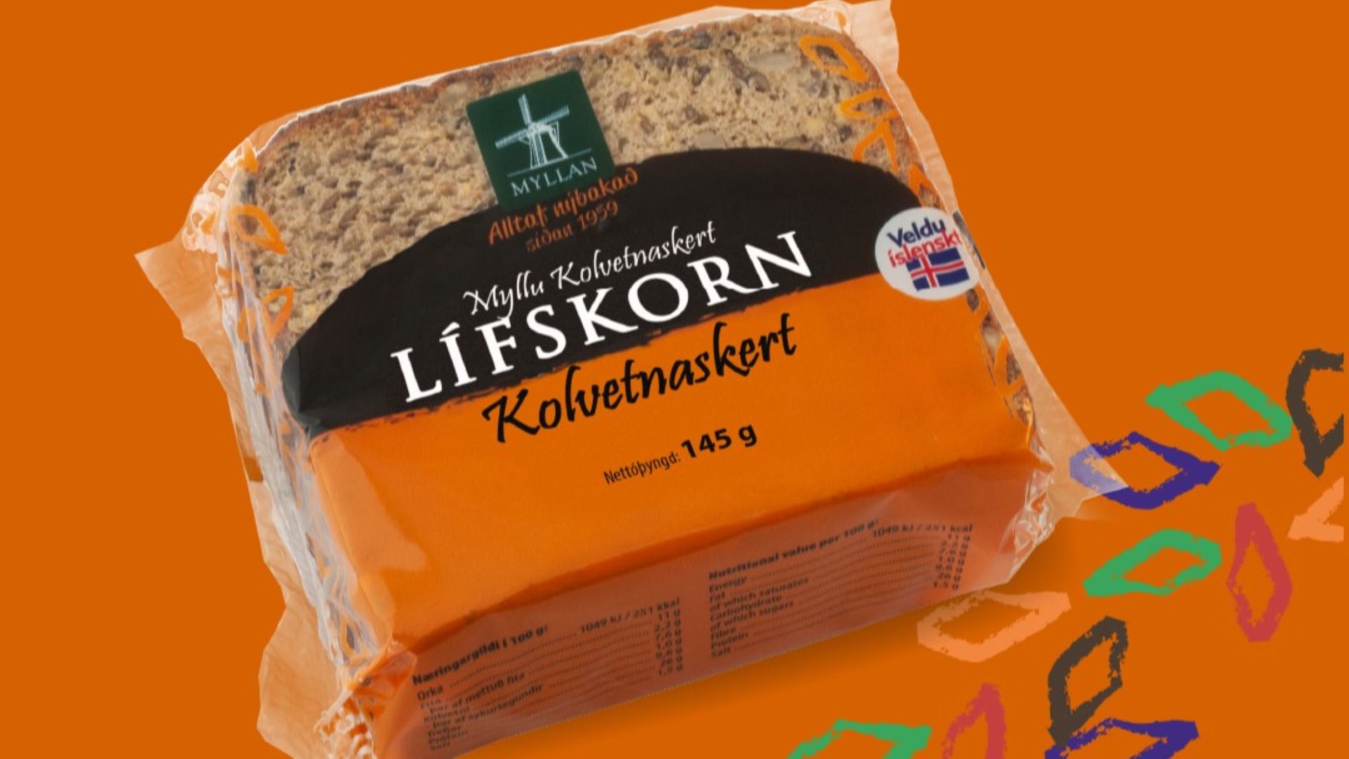 Kolvetnaskert Lífskornabrauð með fiskiréttinum þínum | Myllan - brauð ...