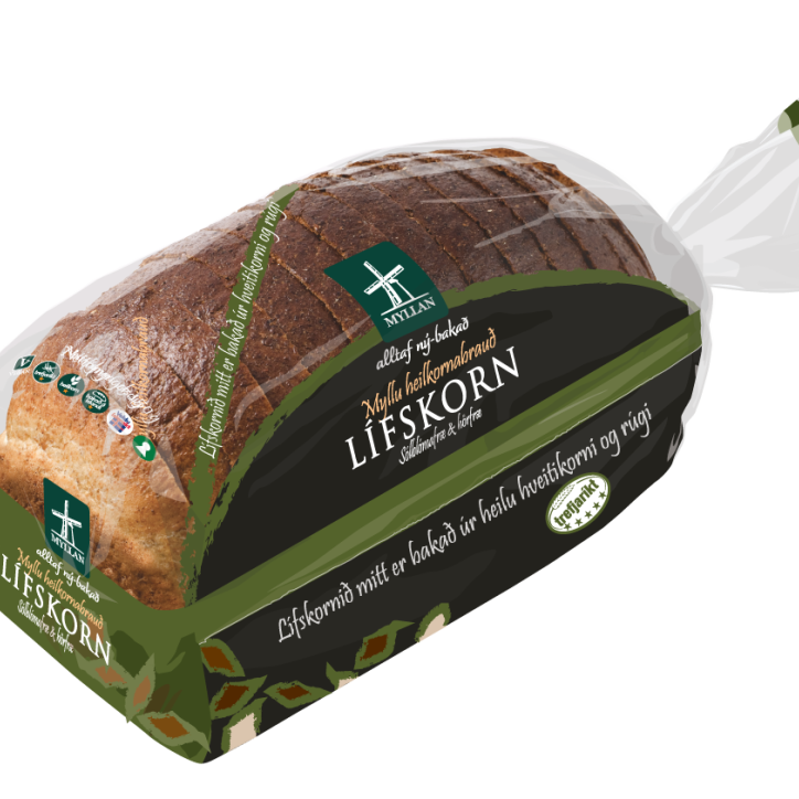 Lífskorn, sólblómafræ og hörfræ