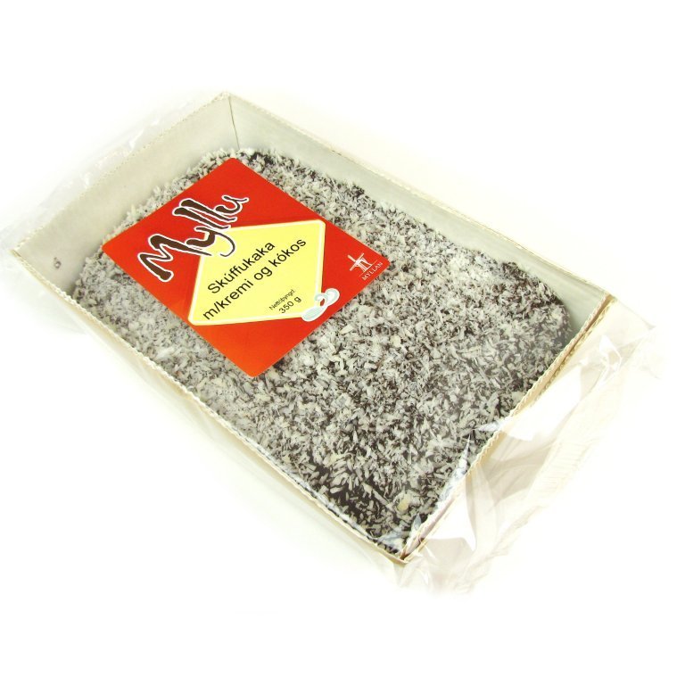 Skúffukaka með kremi og kókos