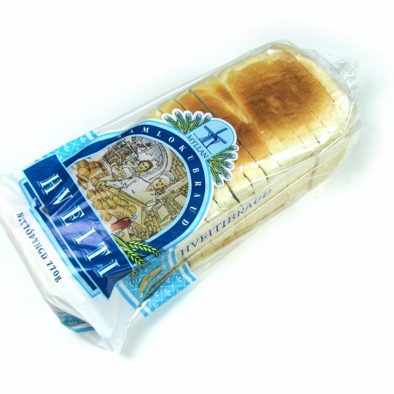 Hveiti samlokubrauð, heilt