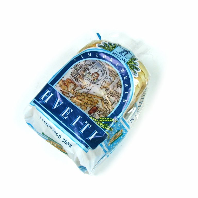 Hveiti samlokubrauð, hálft