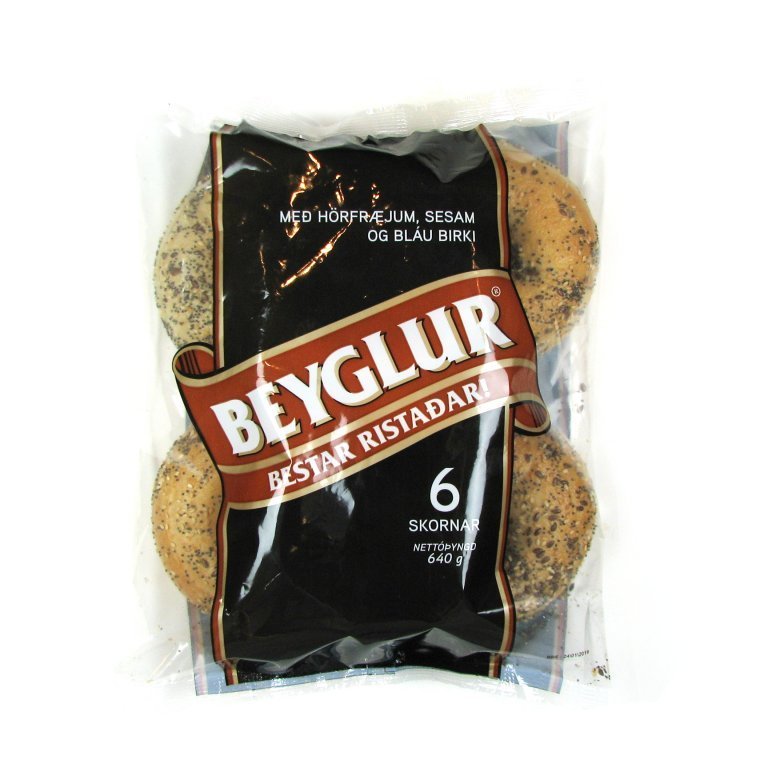 Beyglur með hörfræjum, sesam og birki