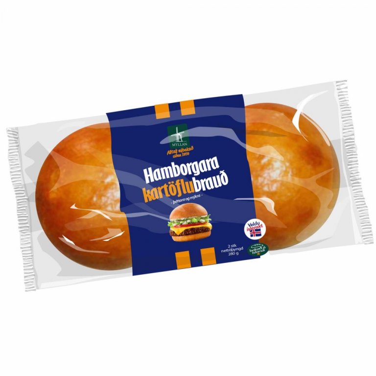 Hamborgara-kartöflubrauð