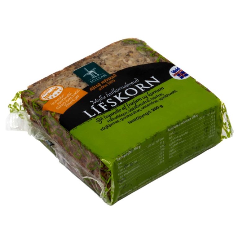 Lífskorn, sjö tegundir af fræjum og kornum