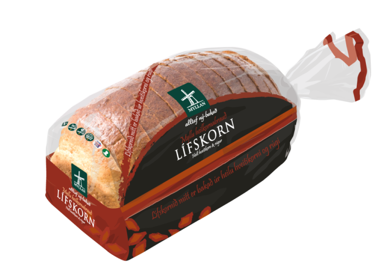 Lífskorn, heilt hveitikorn og rúgur