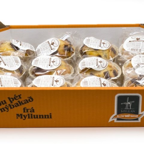 M&ouml;ffins me&eth; mj&oacute;lkurs&uacute;kkula&eth;i